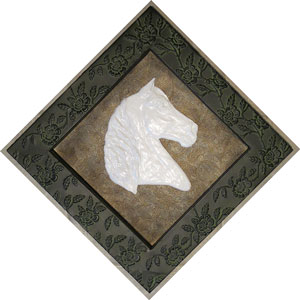 Metal Ceramic Wall Art